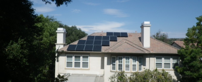 Solar Array on a home by Precis Solar.