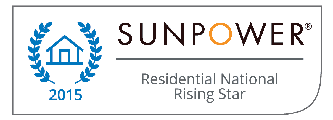 2015 - SunPower Residential National Rising Star